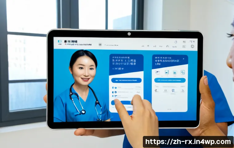 개인정보 자기주권의 산업별 대응 전략 - Photorealistic healthcare data sovereignty strategy scene, diverse hospital privacy team in a bright...